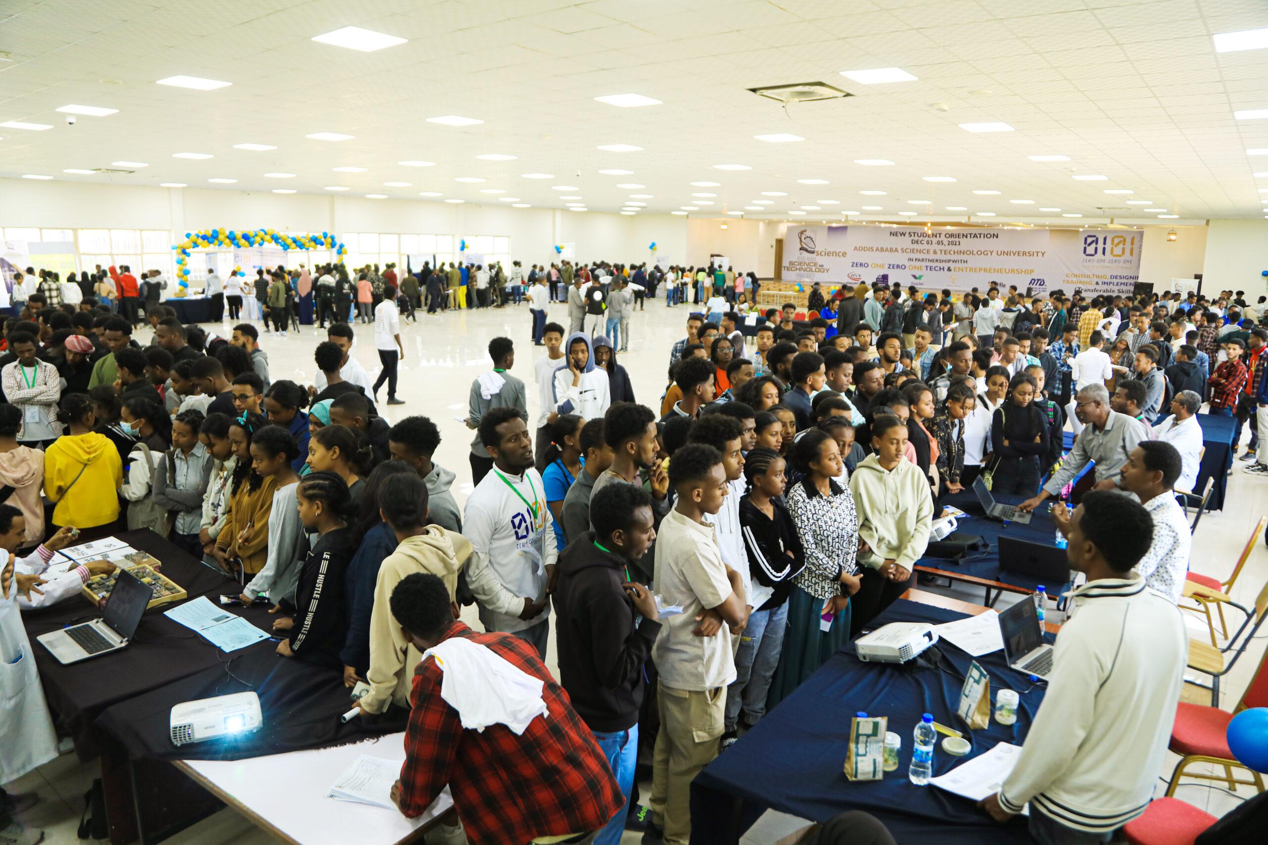 Zero One Zero One Tech & Entrepreneurship Triumphs in Collaborative New Student Orientation at Addis Ababa Science and Technology University